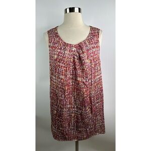 J Jill Dainty Floral Relaxed Sleeveless Top